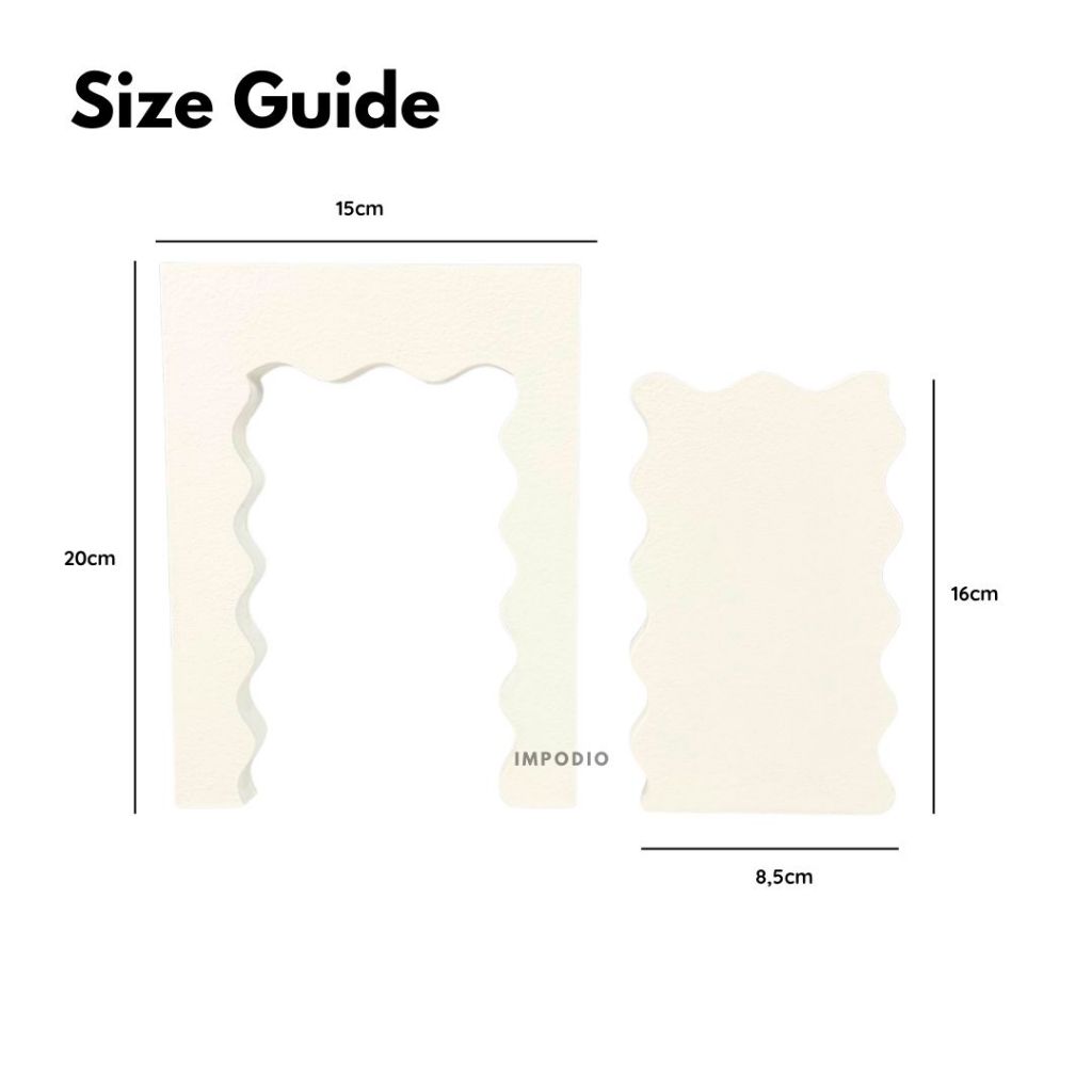 IMPODIO Window Geometry Kayu  Set- Props Foto Produk Aesthetic