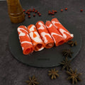 IMPODIO Daging Slice Palsu Artificial – Fake Meat Slice Properti Foto - close up