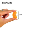 IMPODIO Jeruk Kupas Slice Artificial Palsu – Fake Orange Props - background putih