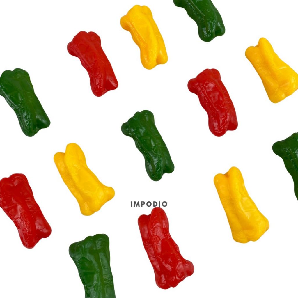 IMPODIO Paprika Slice Artificial Palsu - Fake Paprika Vegetable Props Foto Produk