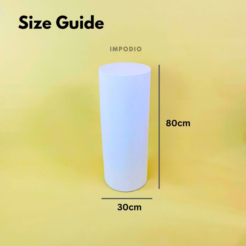 IMPODIO Round Podium Big Size - Display Produk Besar Props Foto