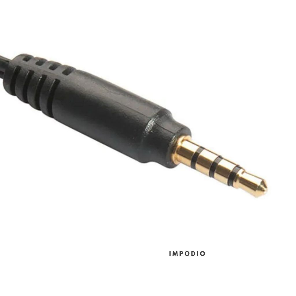 IMPODIO Kabel splitter audio Hifi Jack 3.5mm jadi 2 slot 3.5mm