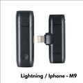 IMPODIO Lavaliers Microphone Wireless clip on smartphone utk iPhone - lifestyle