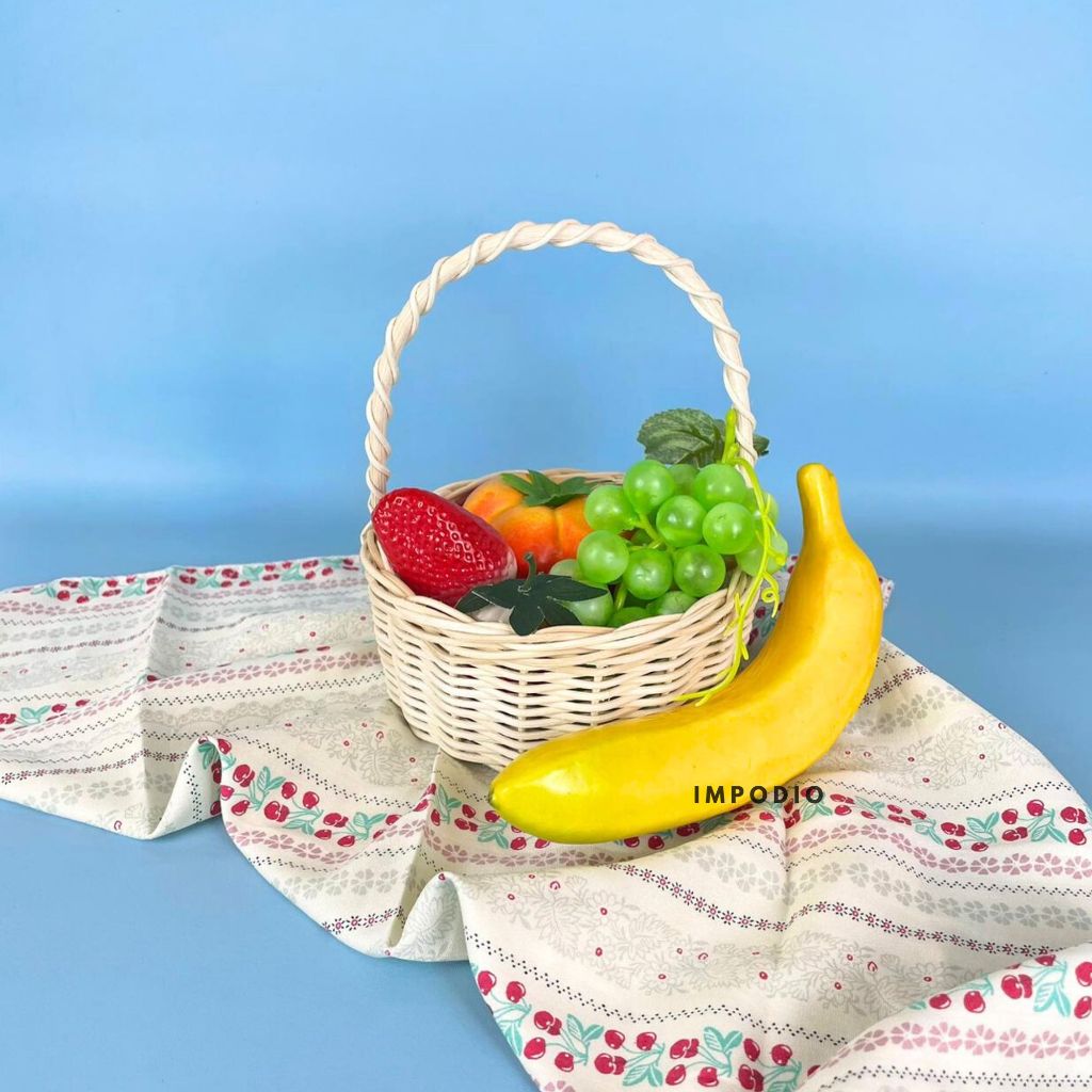 IMPODIO Napkin Shabby Chic Kain Rayon - Serbet Alas Foto Produk
