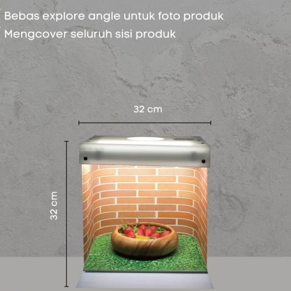 IMPODIO Box studio panorama ukuran A1( 63cm X 50cm )