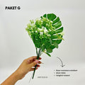 IMPODIO Paket Bunga dan Daun Palsu Artificial – Fake Leaf and Flower - foto 12