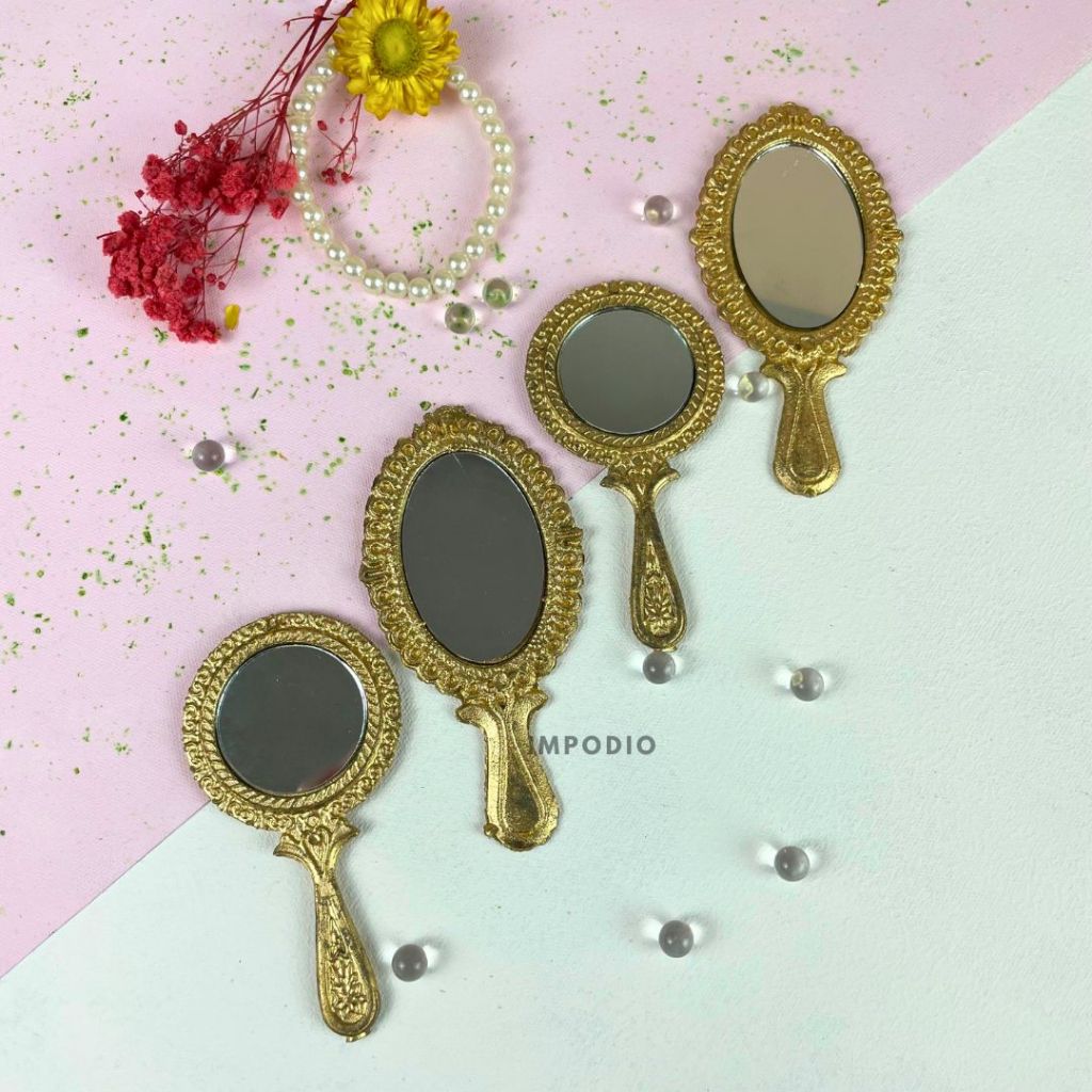 IMPODIO cermin kaca vintage aesthetic props - properti photo product