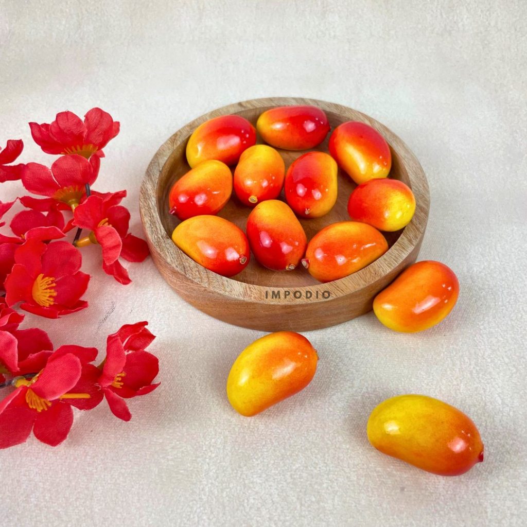 IMPODIO Buah Buahan Mini Palsu Satuan / Fake Artificial Fruits - Dekorasi Props Foto