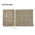 IMPODIO Napkin Canvas motif koran kain props foto food styling - background putih