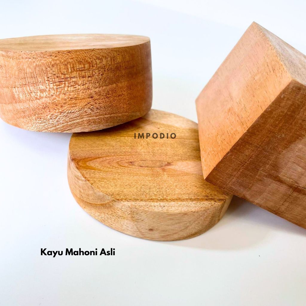 IMPODIO Paket Geometri Podium kayu - Props foto produk