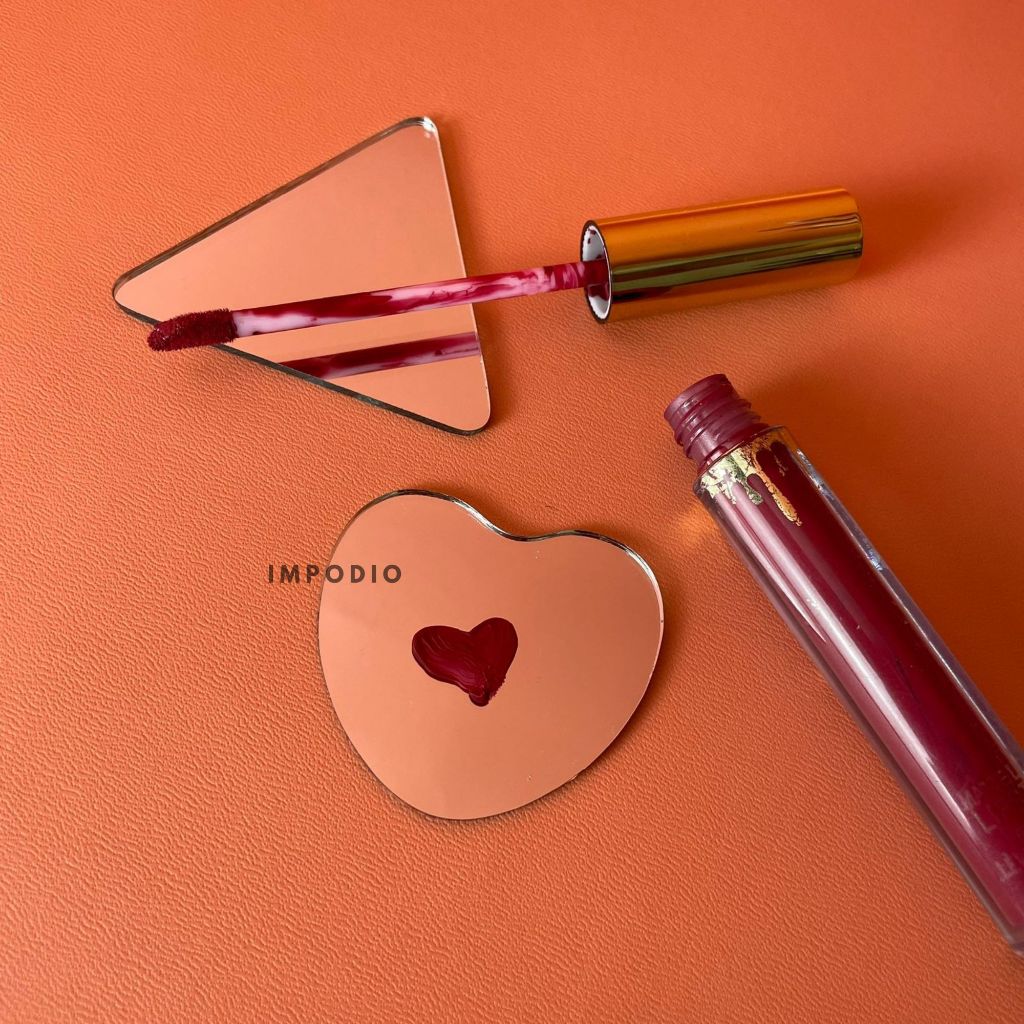 IMPODIO Cermin mini kecil hiasan craft 5 variant bentuk props photo