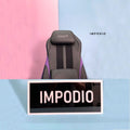 IMPODIO Acrylic Sign Logo hitam dan putih ukuran 15x32cm-Free Request - dalam penggunaan