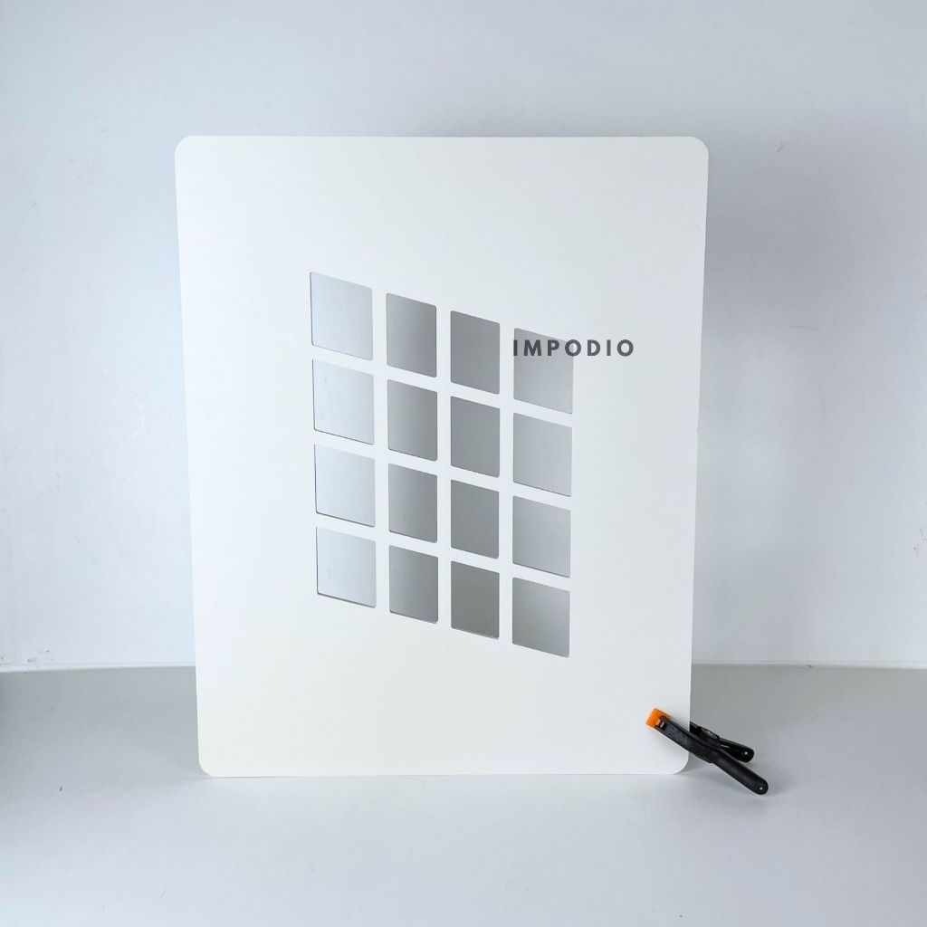 IMPODIO Papan Refleksi Shadow Photography Board - GOBO Light Props - packaging