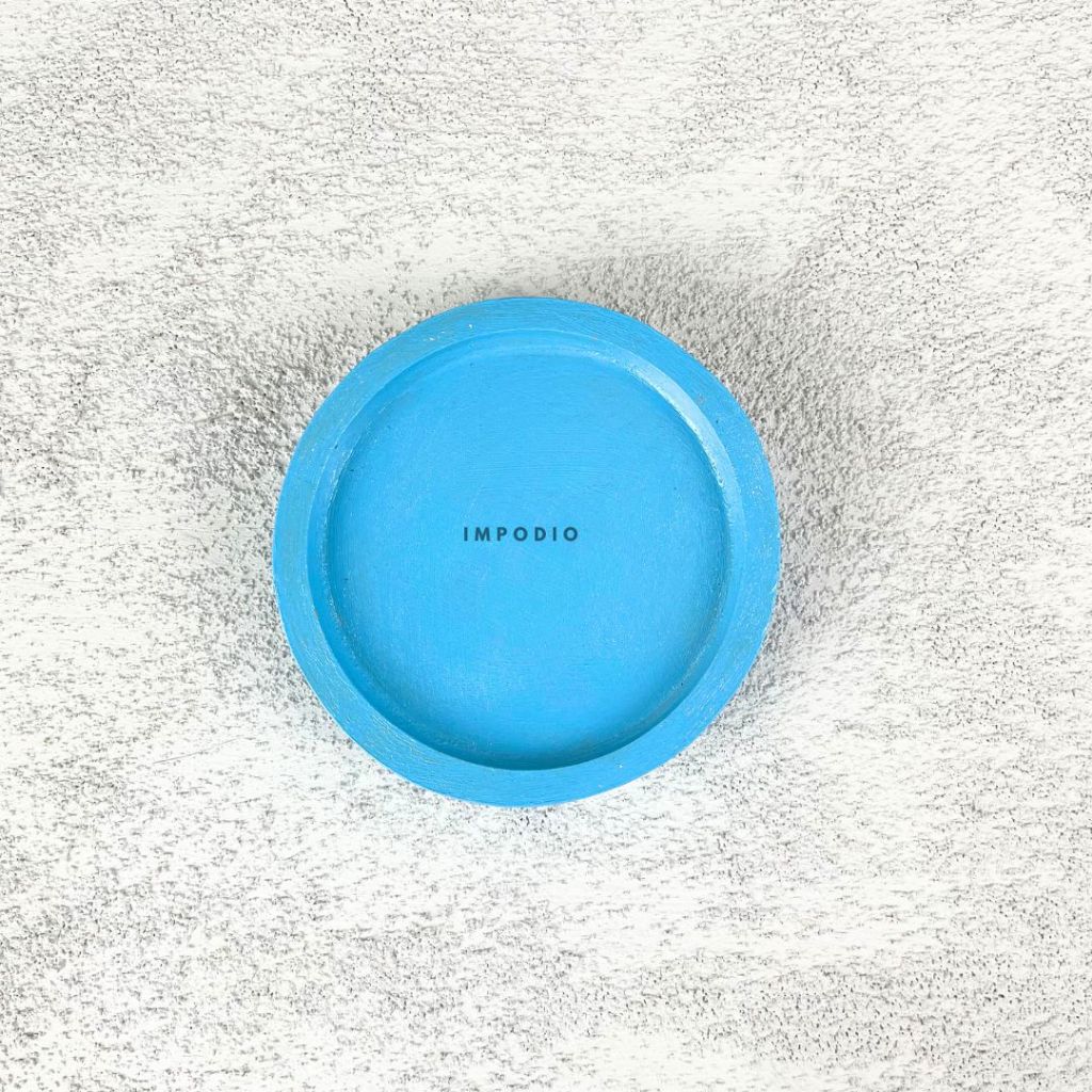 IMPODIO Coaster Tatakan Gelas - tatakan gelas kayu warna warni colorful