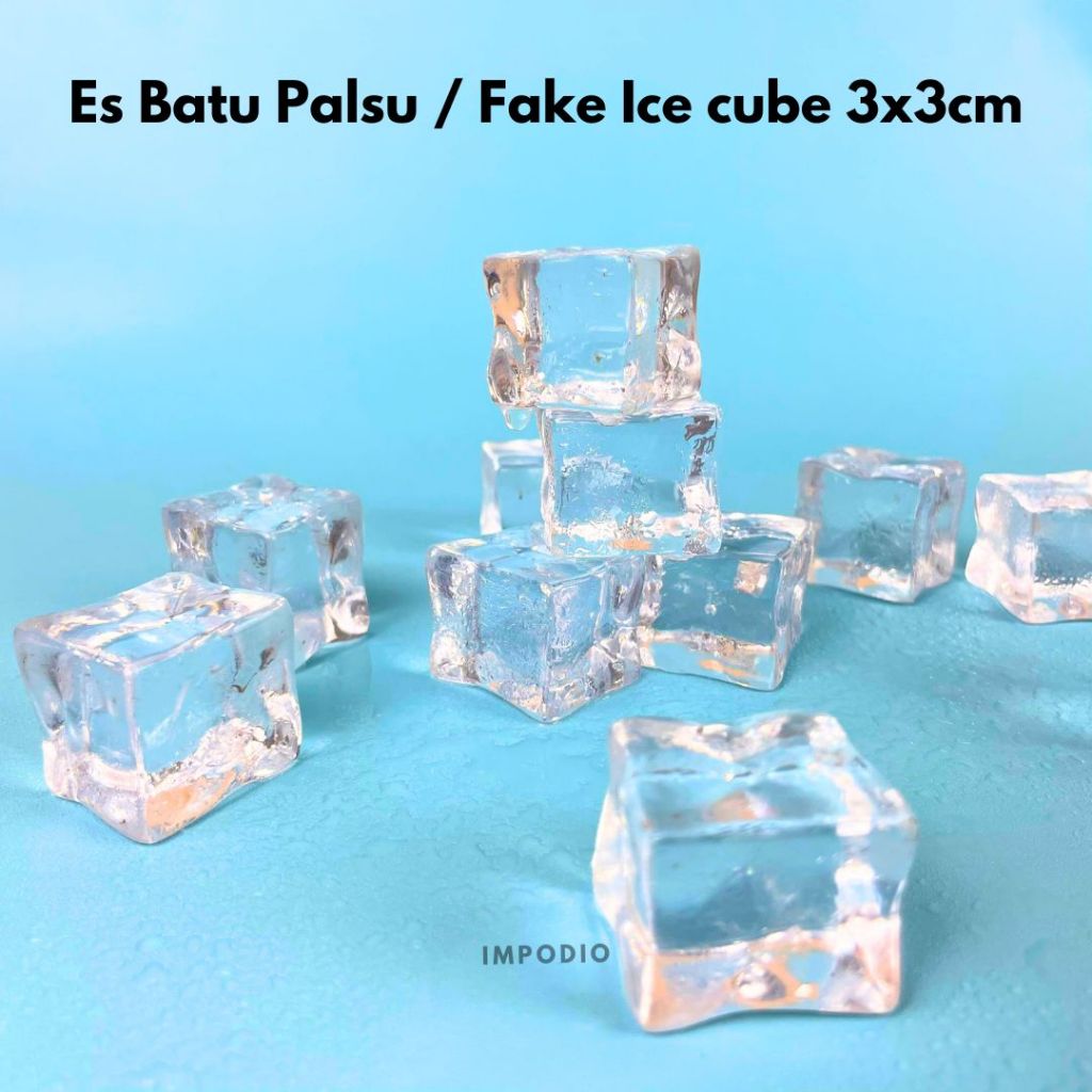 Es Batu Palsu / Fake Ice cube 3x 3cm - aksesoris photo