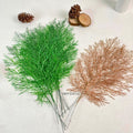 IMPODIO artificial gold tree – daun ranting plastik untuk props foto - tampak samping