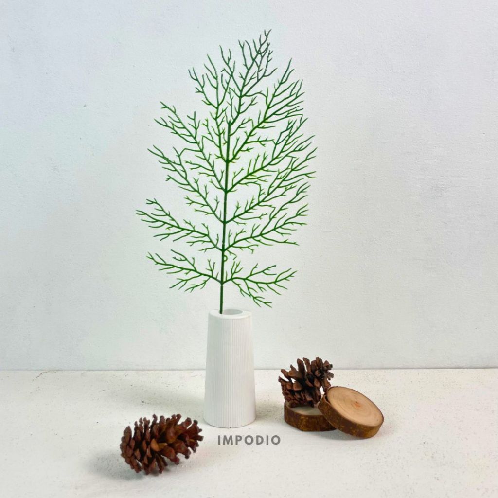 IMPODIO artificial gold tree / daun ranting plastik untuk props foto