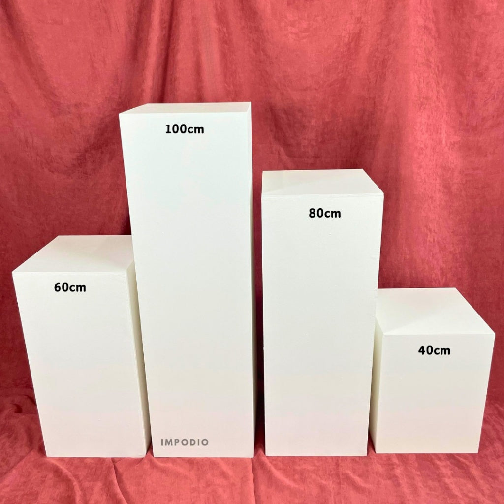 IMPODIO Podium Balok Kayu Extra Large - Props Foto Studio Display Produk