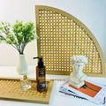IMPODIO Window Panel Anyaman Rotan – Tray Rotan Dekorasi Props Foto - dalam penggunaan