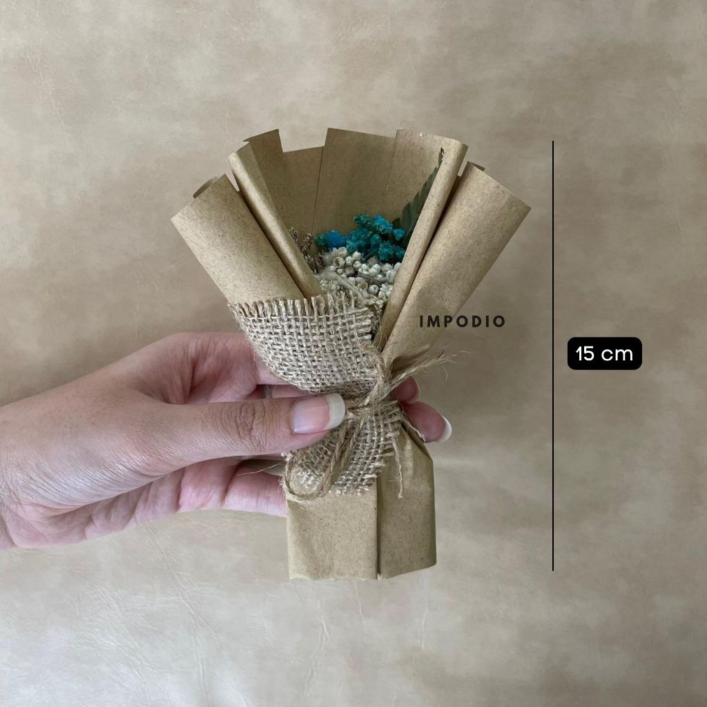 IMPODIO Mini bouquet / bunga buket mini / bunga souvenir kecil