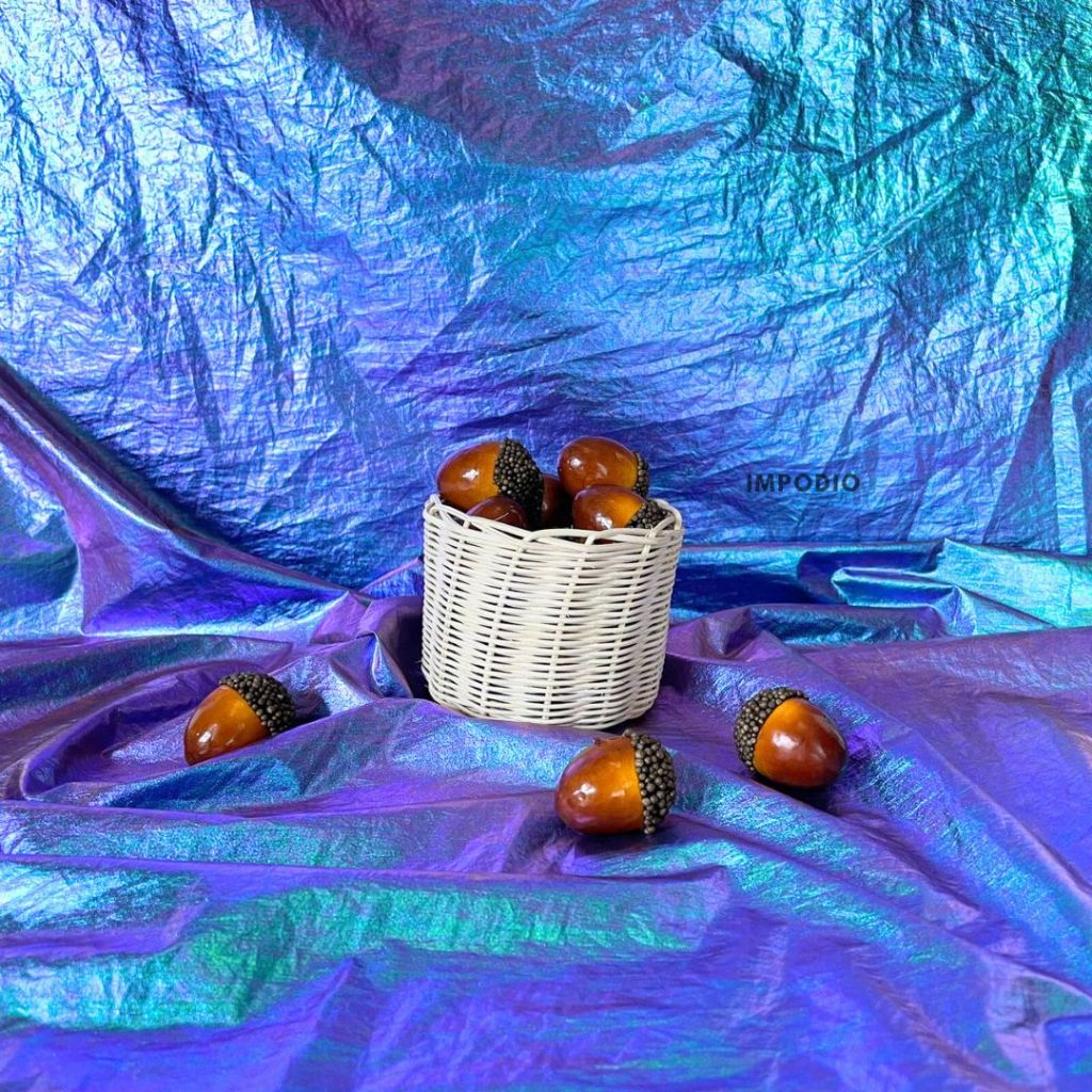 IMPODIO Kain Reflektif Hologram 50x70cm - alas props foto