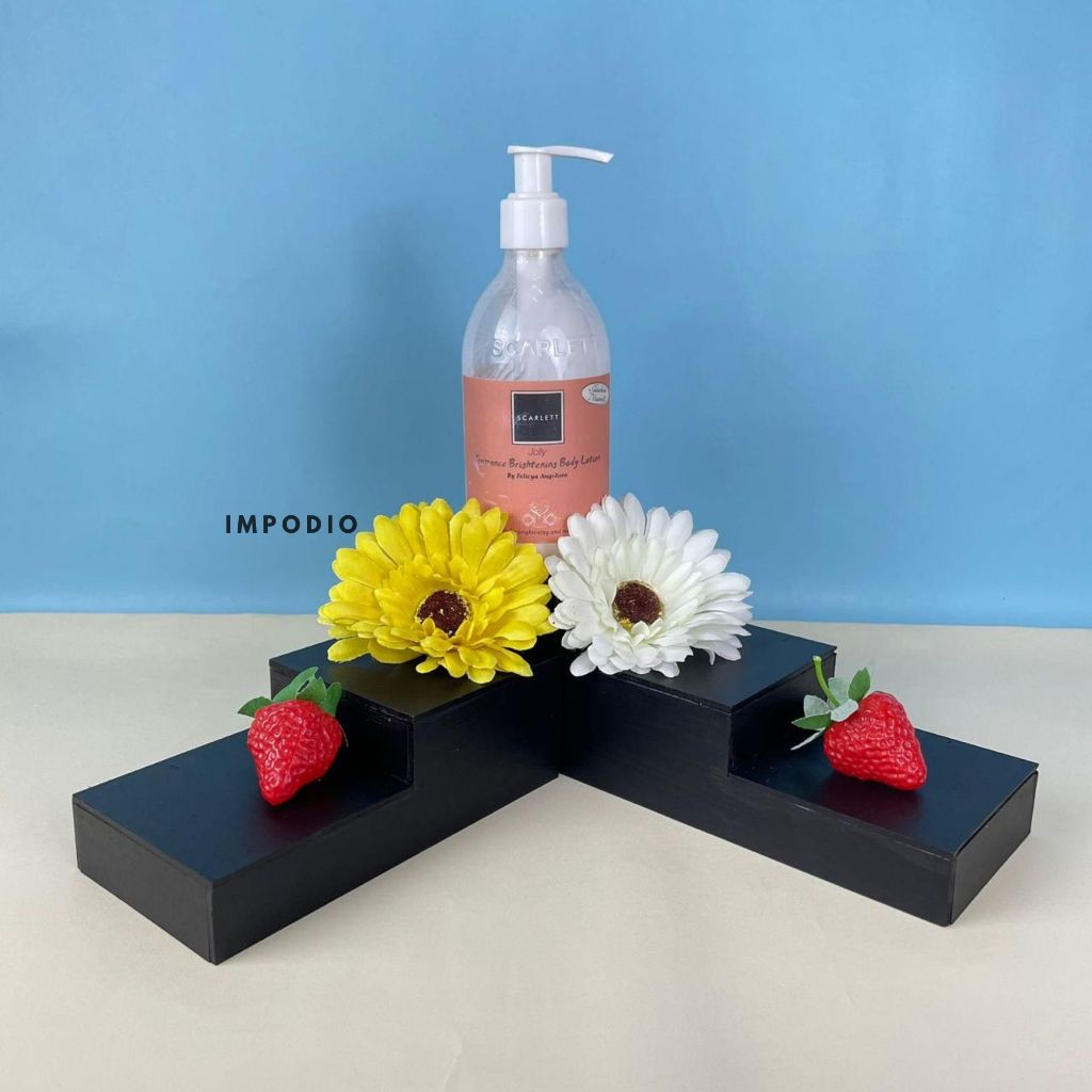 IMPODIO Properti Foto Tangga Podium Kayu beragam ukuran - props foto thema skincare / acc / lainnya