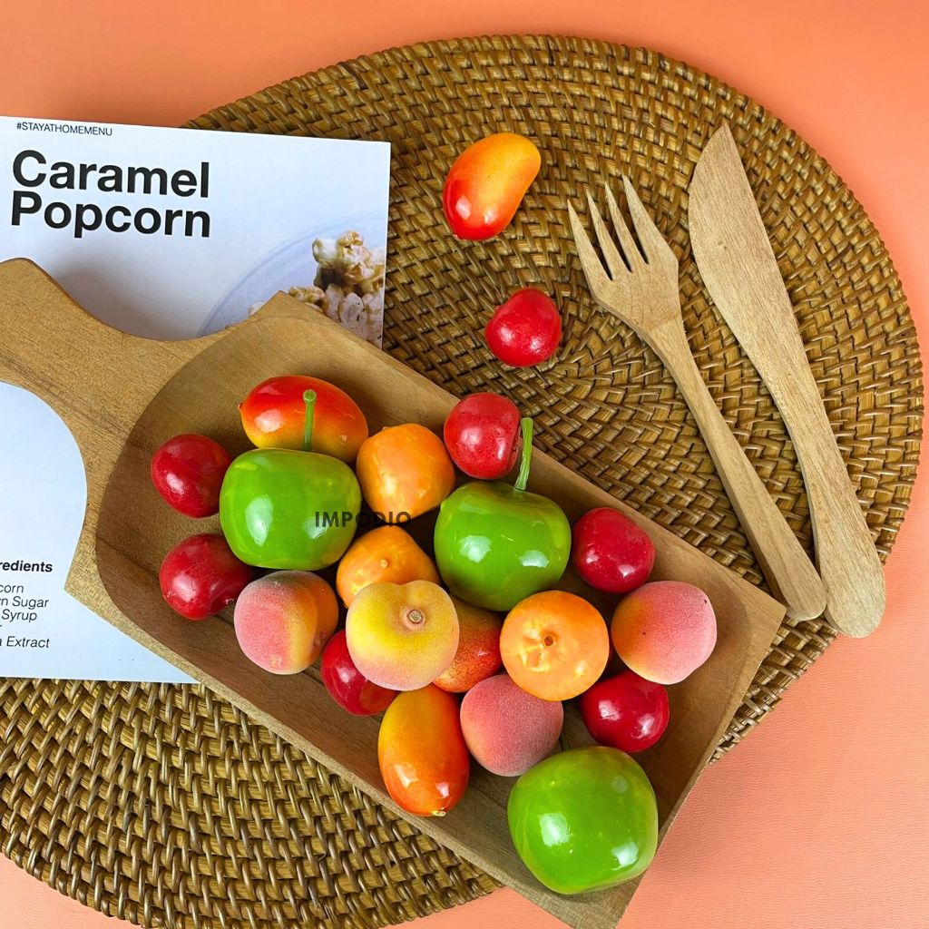 IMPODIO Set Buah Artificial / Properti props foto