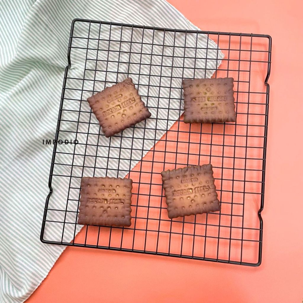 IMPODIO Cookies Artificial Biskuit Palsu | Properti foto makanan realistis awet | Food styling pemotretan produk kafe