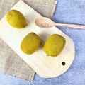 IMPODIO Buah Kiwi Palsu Artificial – Fake Kiwi Fruit Props Dekorasi - tampak samping