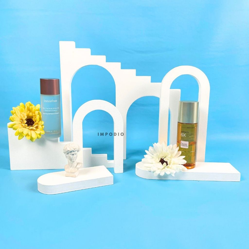 IMPODIO Geometry Set Tangga Kayu All in One - Properti Foto Produk