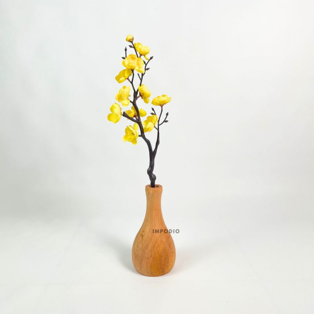 Paket Vas Bunga kayu IMPODIO/Dekorasi meja ruang tamu