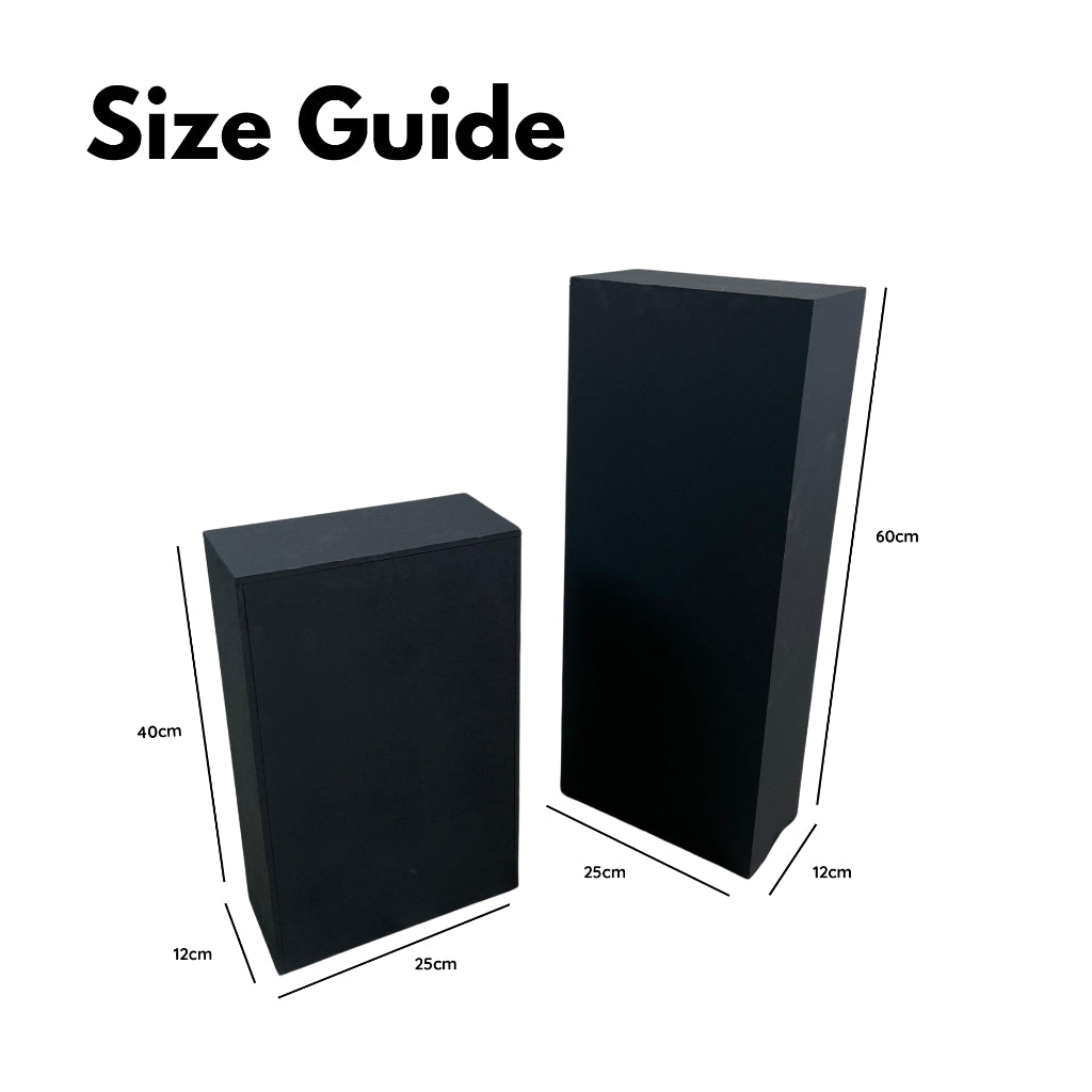 IMPODIO Podium foto product / showcase product ukuran 25 x 15 x 40cm - Properti foto studio