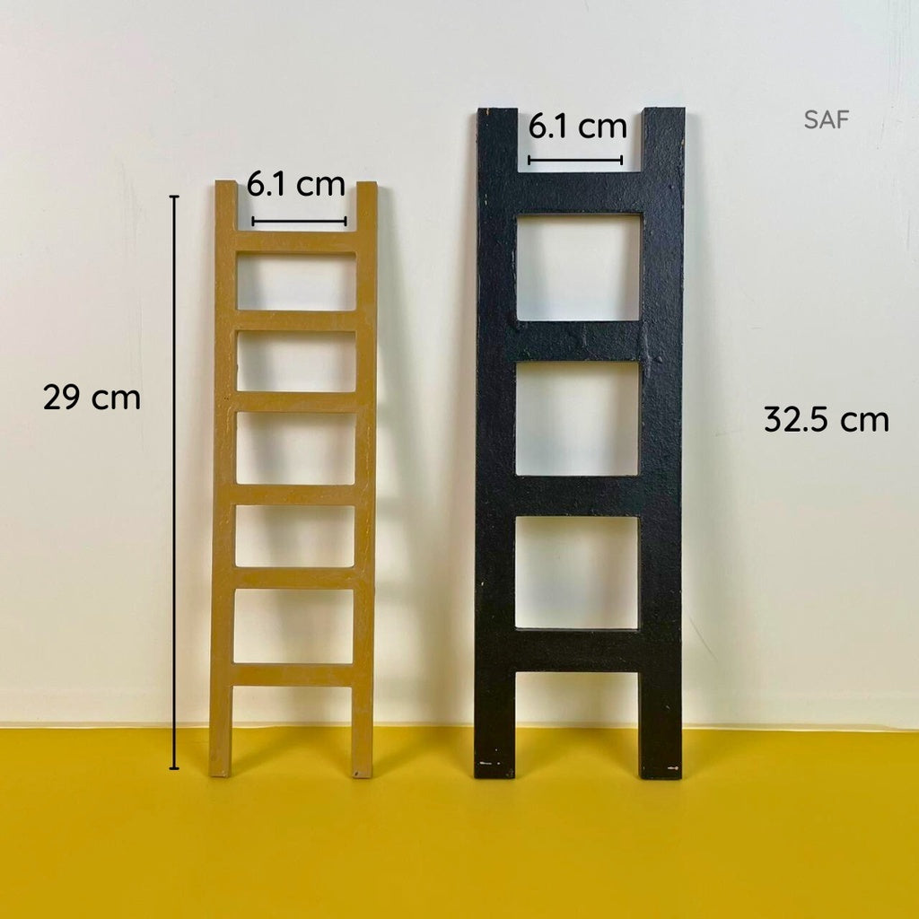 IMPODIO Tangga Kayu Props Properti Fotografi - Ukuran 29 dan 32 cm