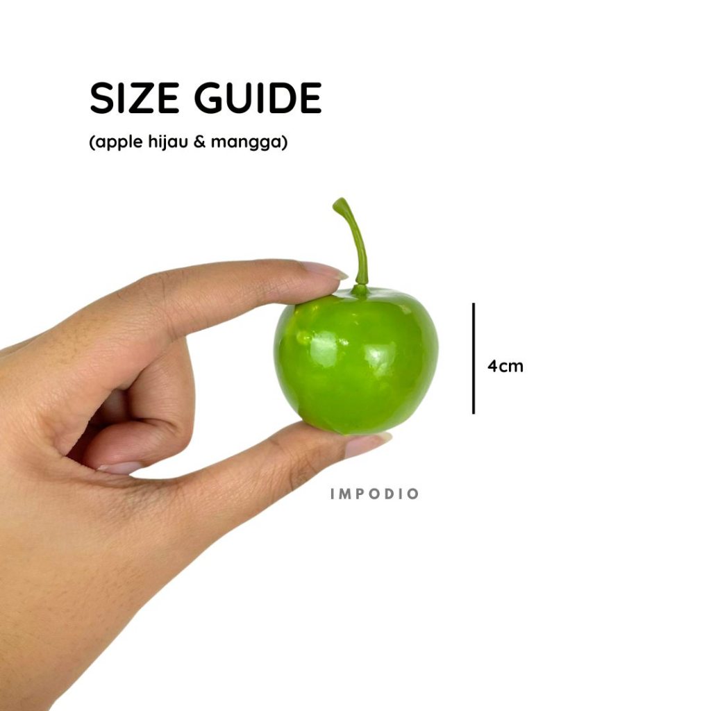 IMPODIO Buah Buahan Mini Palsu Satuan / Fake Artificial Fruits - Dekorasi Props Foto