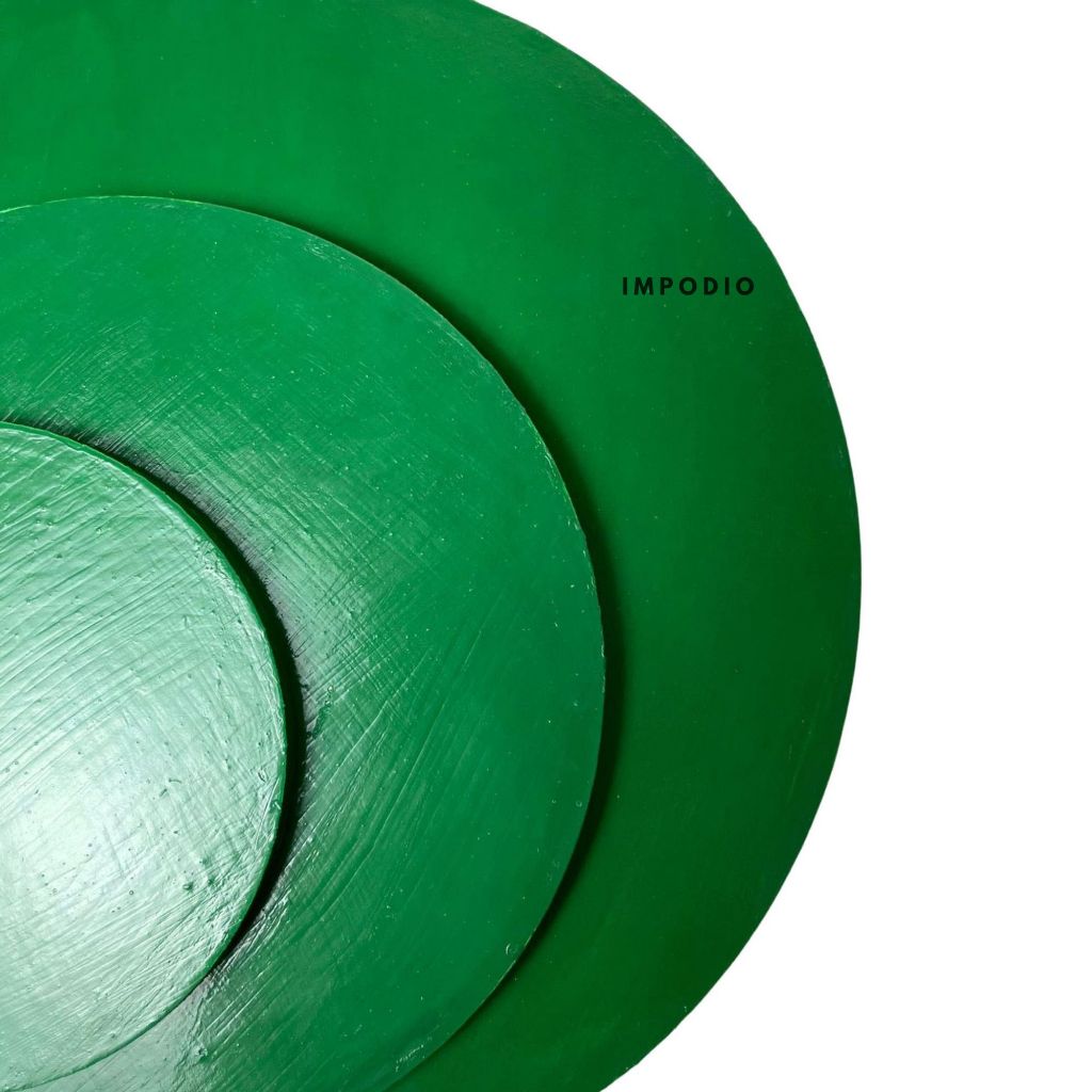 Kayu bentuk bulat beragam ukuran - Colorfull geometri lingkaran - Props foto / decoration