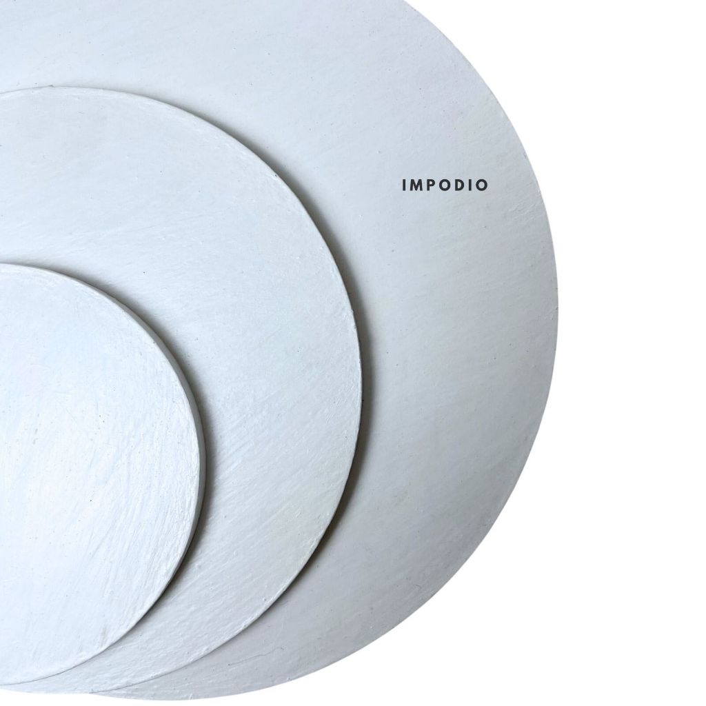 Kayu bentuk bulat beragam ukuran - Colorfull geometri lingkaran - Props foto / decoration