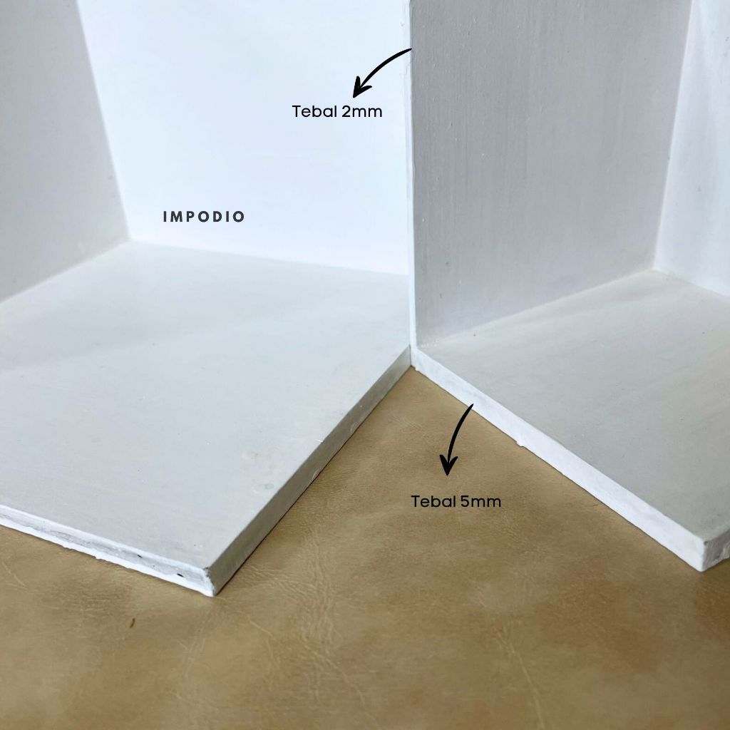 IMPODIO Display Kotak Kayu 3 sisi - props foto produk