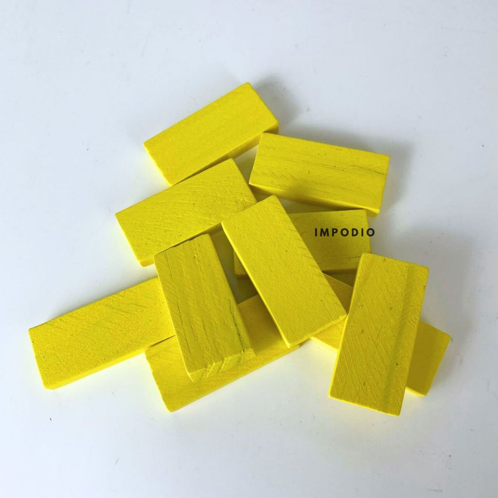 Balok kayu mini warna warni ukuran 44mm x 19mm - props decoration