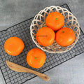IMPODIO Jeruk Artificial Dekorasi Foto Produk – Buah Jeruk Palsu (Fake - close up