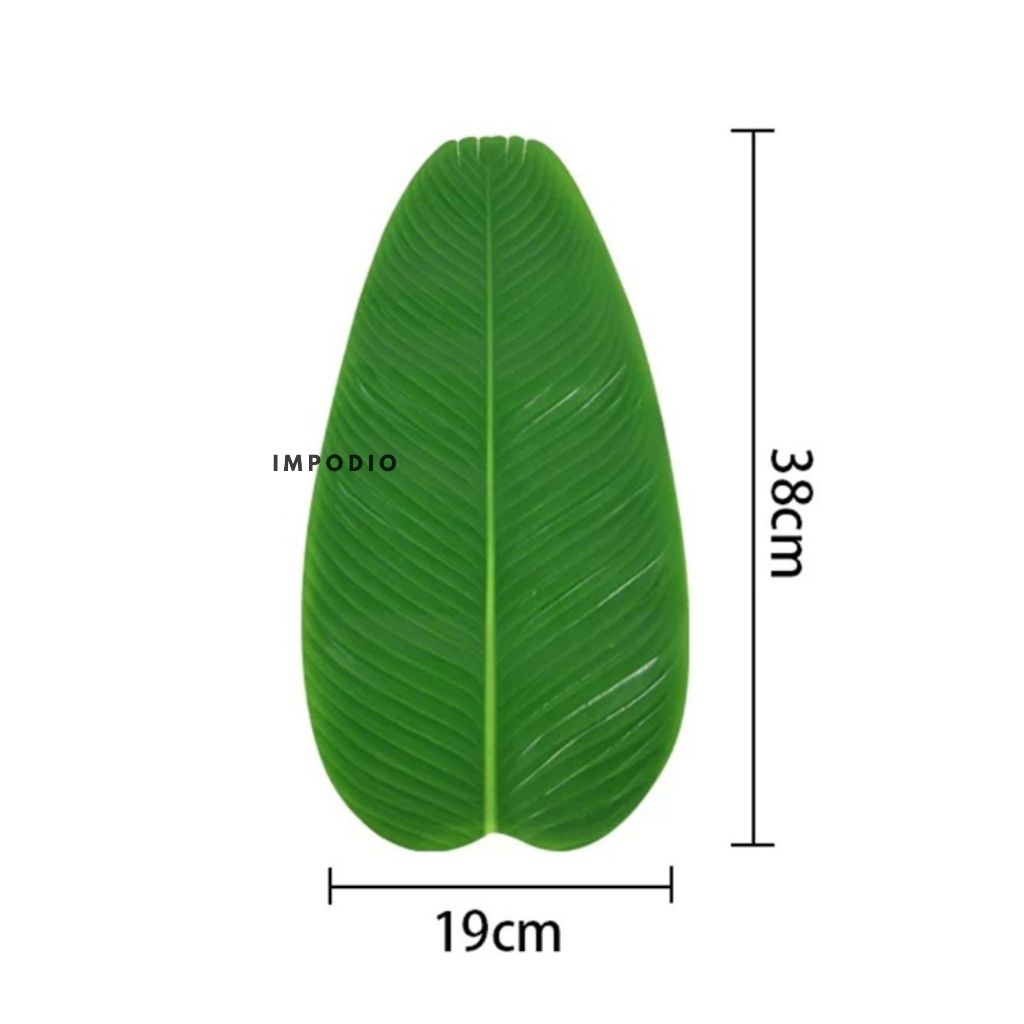 IMPODIO Daun Pisang Palsu / Banana Leaf Artifical  / Properti konten foto props