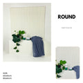 IMPODIO Hardboard Alas Foto Papan Tiles Stripe Wall Panel - background putih
