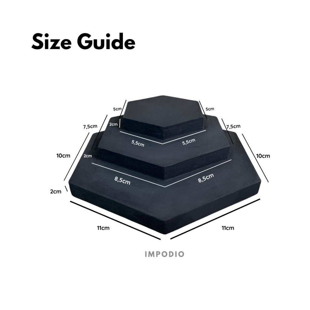 IMPODIO Podium Stage Kayu 3 Tingkat Display Produk Miniatur - Dekorasi Props Foto Produk