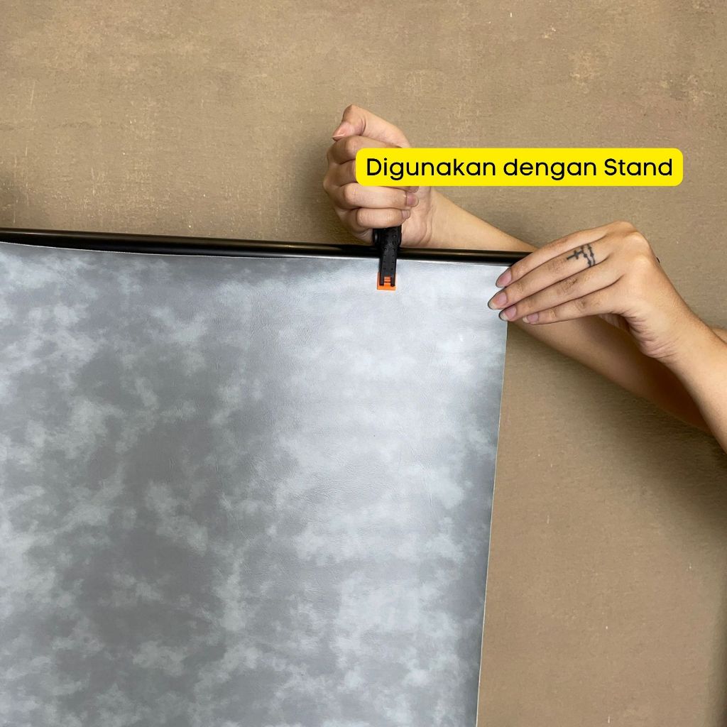 IMPODIO Background kulit - Faux Leather 70x100cm - Alas foto produk
