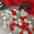 IMPODIO Aksesoris Natal Es Salju – Ice Flakes hiasan - Props photo - dalam penggunaan