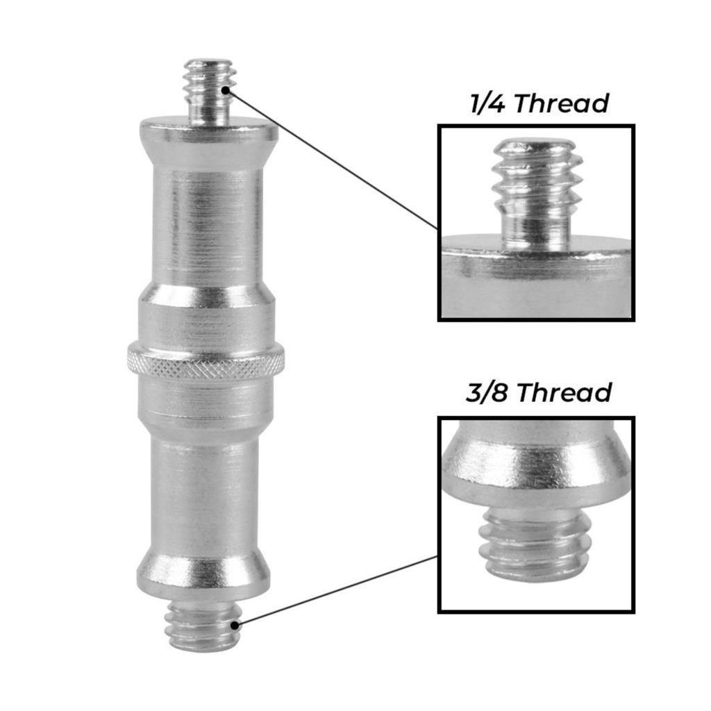 Hot shoe / baut aksesoris kamera / thread reducer 1/4 inch dan 3/8 inc