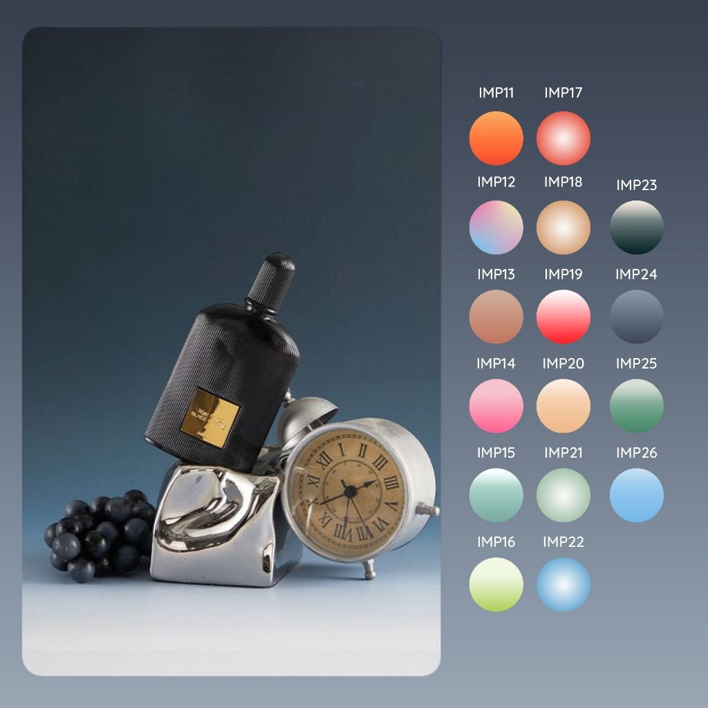 IMPODIO Paper Background Gradient ukuran 50x100cm - alas foto gulung