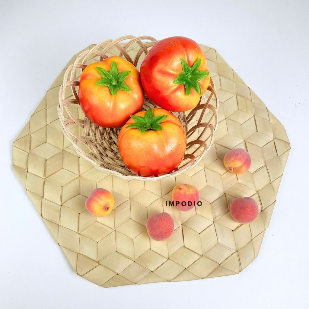 IMPODIO Placemat Alas Tatakan Piring Anyaman rotan plastik - halus dan rapih