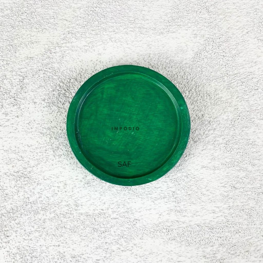 IMPODIO Coaster Tatakan Gelas - tatakan gelas kayu warna warni colorful