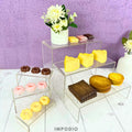 IMPODIO Acrylic Tangga 3 Tingkat - Podium Display Foto Produk
