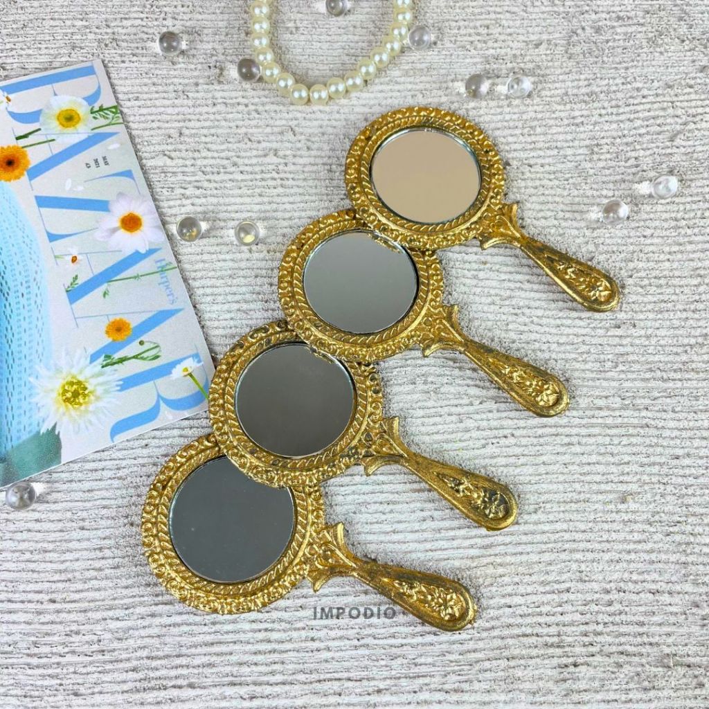 IMPODIO cermin kaca vintage aesthetic props - properti photo product